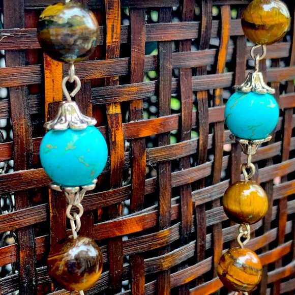 Turquoise Cross Necklace - Picture 6 of 8